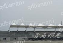 德州新城高中体育看台膜结构